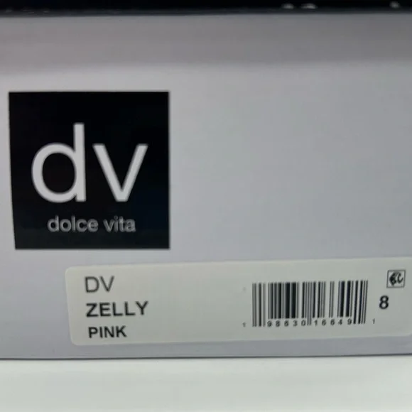 DV Dolce Vita Pink Zelly Strappy Mule Heels with Rosette Detail | Size 8 NWT - Picture 9 of 10
